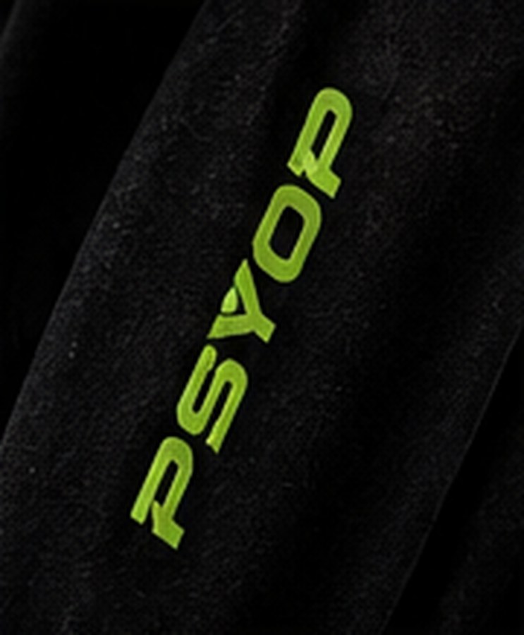 PSYOP sleeve print detail